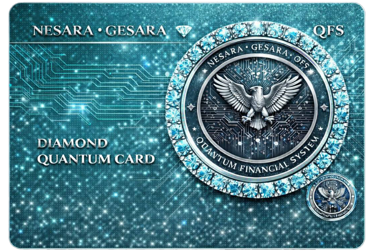NESARA GESARA Diamond Quantum Card
