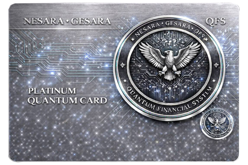 NESARA GESARA Platinum Quantum Card